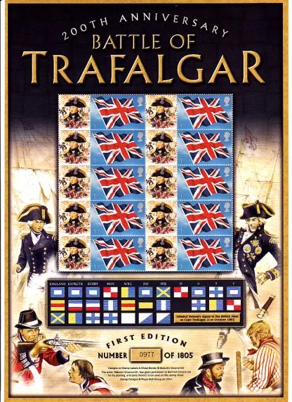 Smilers Sheet BC-048 Battle of Trafalgar