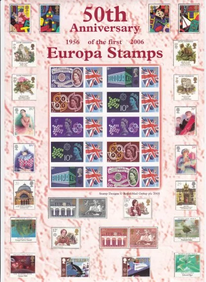 Smilers Sheet BC-090 Europa Stamps 2006