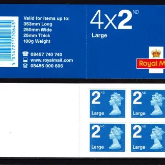 Booklet RA2b Machin Plain 2nd Large